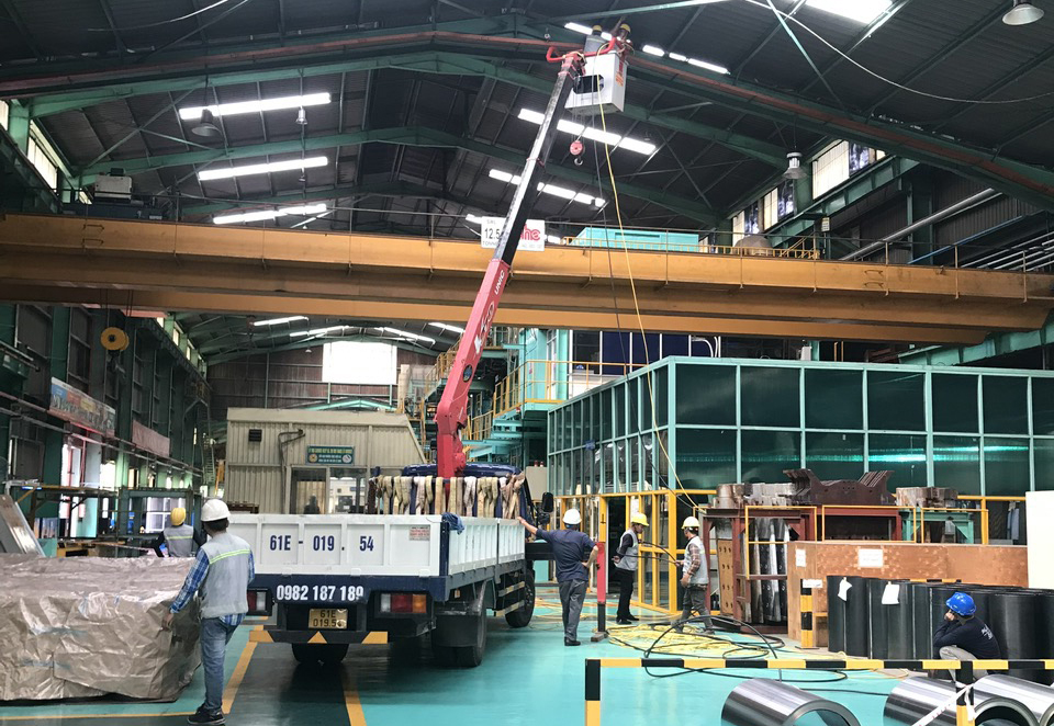 Construction of electrical system and electrical cabinets for Perstima Vietnam Company